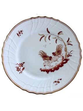 Richard Ginori Siena Rust Galli Rossi Vecchio Ginori Salad Plate 7¾” Italy Made